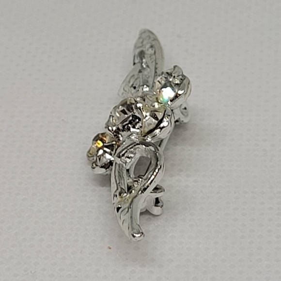BEAUTIFUL Dainty Rhinestone Costume Brooch - Picture 7 of 14